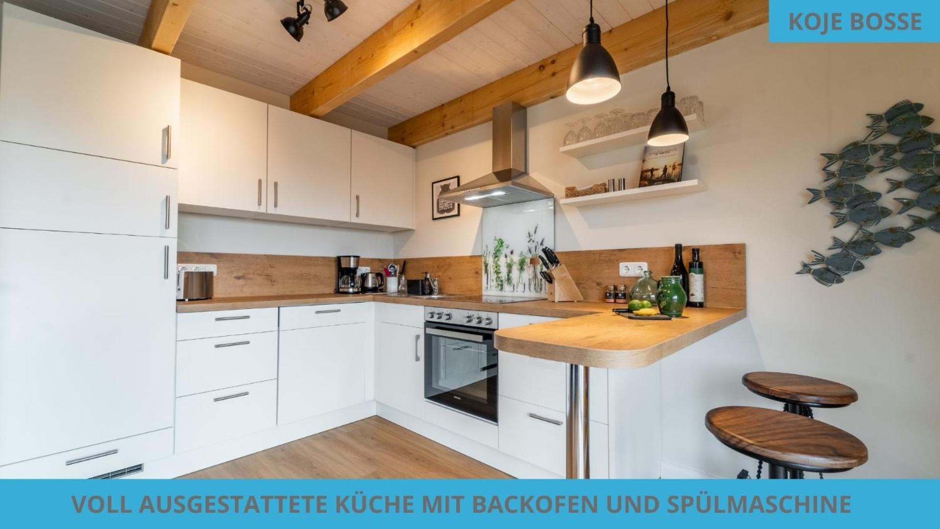 Kuestenkojen Mit 4 Ferienwohnungen Fuer 1 Bis 8 Pers Mit Diversen Schlafzimmern, Garten Oder Balkon 比苏姆 外观 照片