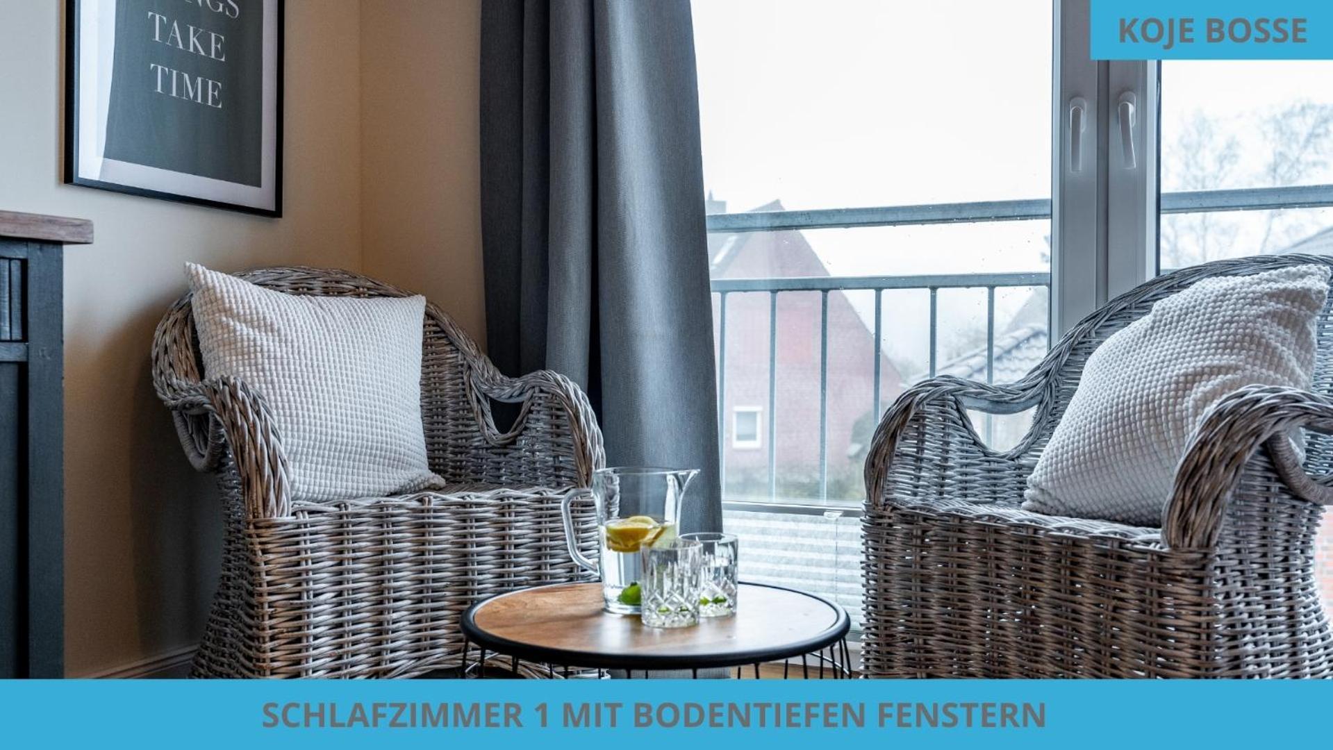 Kuestenkojen Mit 4 Ferienwohnungen Fuer 1 Bis 8 Pers Mit Diversen Schlafzimmern, Garten Oder Balkon 比苏姆 外观 照片