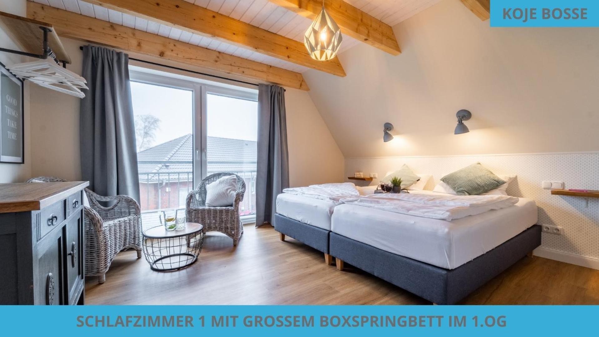 Kuestenkojen Mit 4 Ferienwohnungen Fuer 1 Bis 8 Pers Mit Diversen Schlafzimmern, Garten Oder Balkon 比苏姆 外观 照片