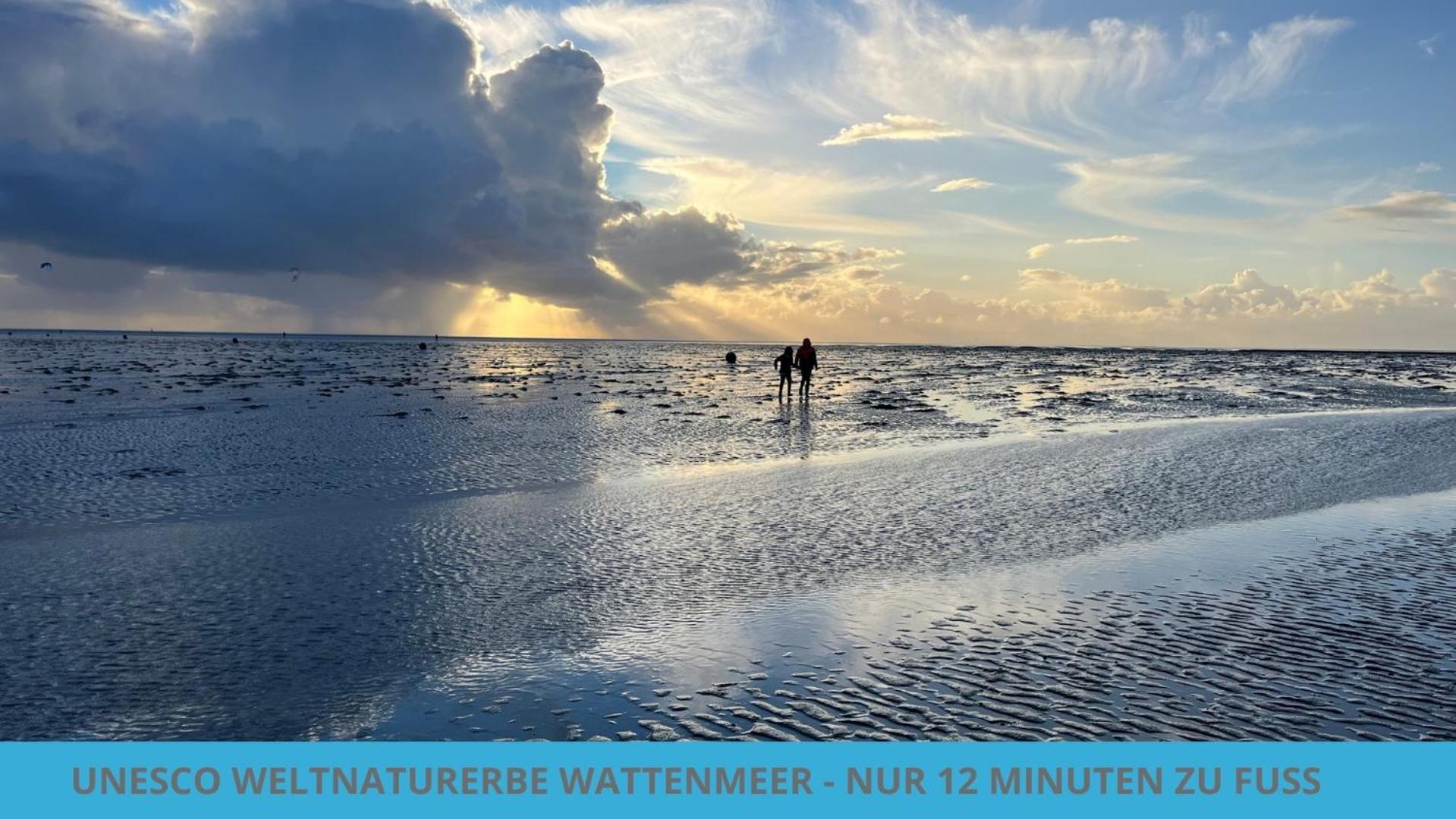 Kuestenkojen Mit 4 Ferienwohnungen Fuer 1 Bis 8 Pers Mit Diversen Schlafzimmern, Garten Oder Balkon 比苏姆 外观 照片