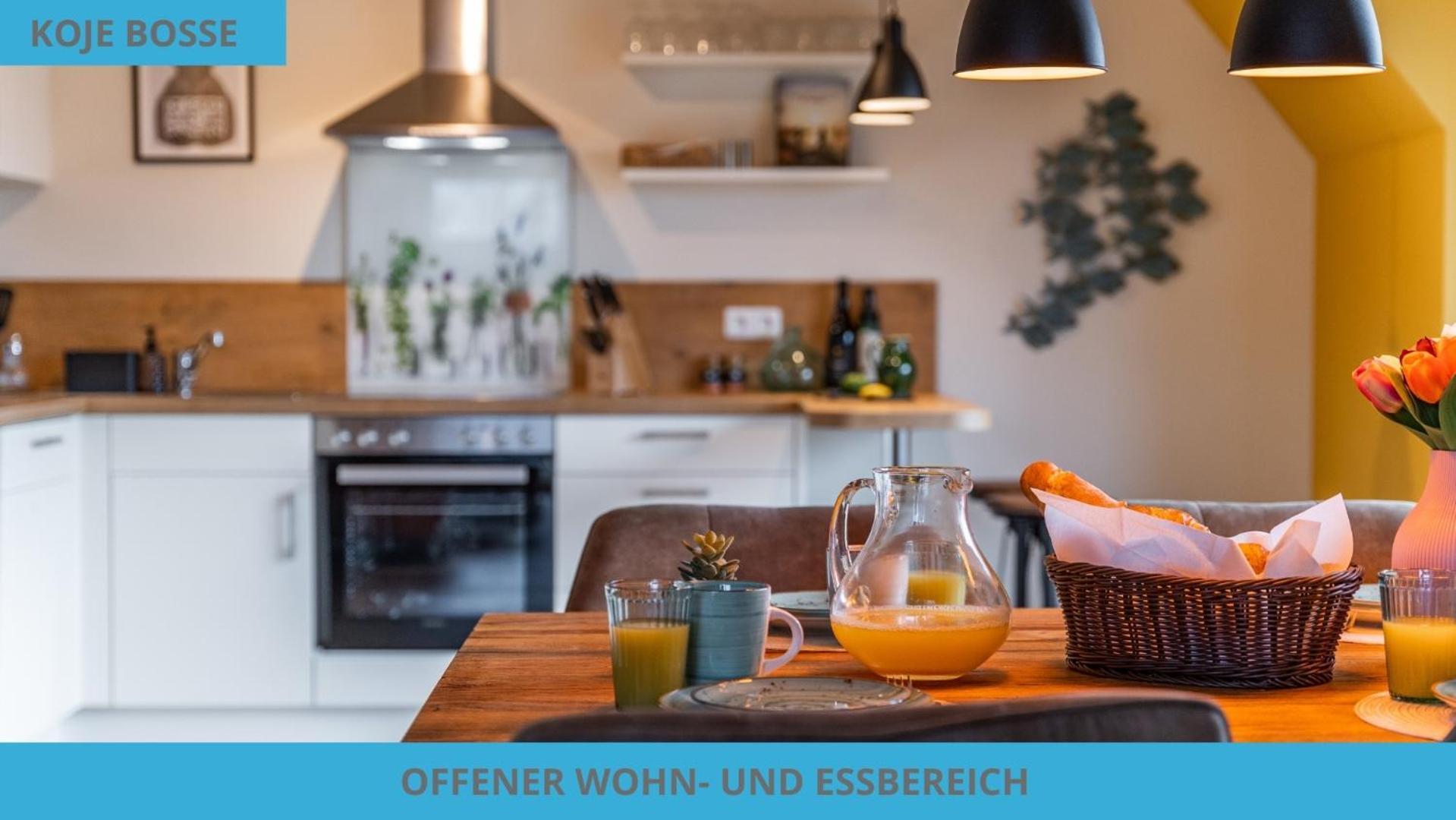 Kuestenkojen Mit 4 Ferienwohnungen Fuer 1 Bis 8 Pers Mit Diversen Schlafzimmern, Garten Oder Balkon 比苏姆 外观 照片