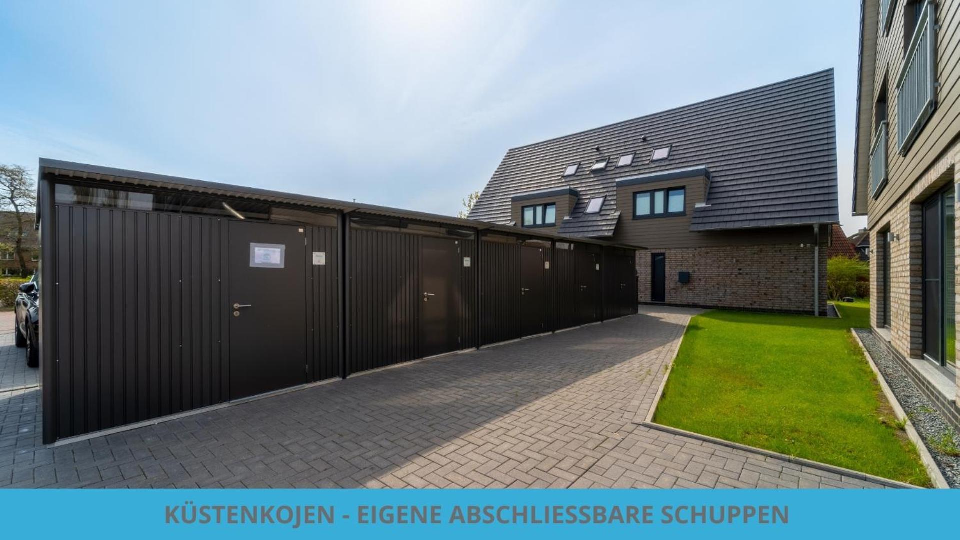 Kuestenkojen Mit 4 Ferienwohnungen Fuer 1 Bis 8 Pers Mit Diversen Schlafzimmern, Garten Oder Balkon 比苏姆 外观 照片
